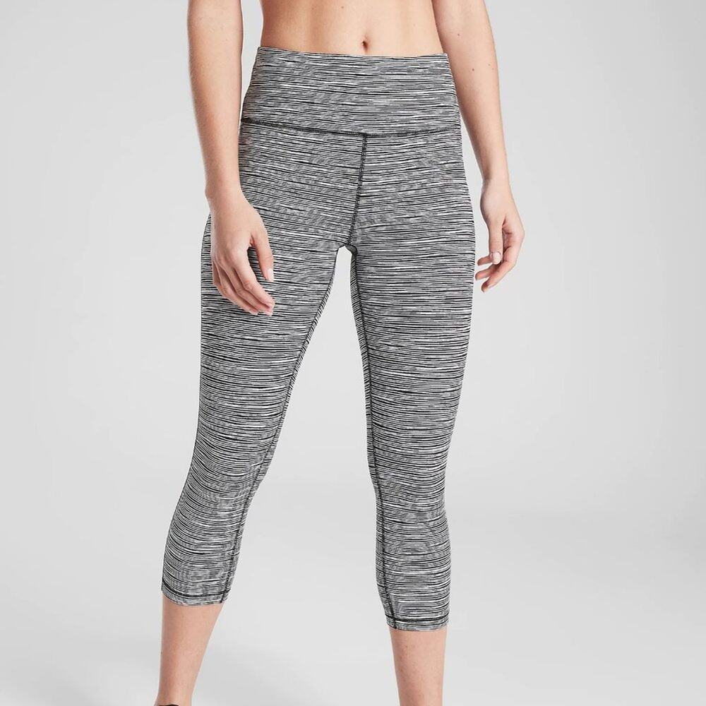 Athleta Ultimate High Rise Legging Black White